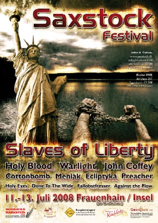 Plakat Saxstock 2008